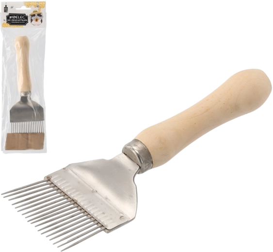 Vidlička na odvíčkování s dřevěnou rukojetí 20 × 6,5 cm