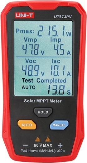 Solární MPPT tester Uni-T UT673PV