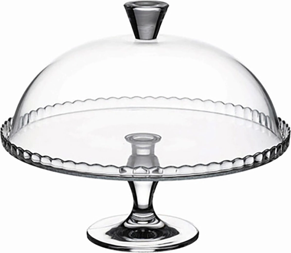 Skleněný dortový podnos s poklopem PATISSERIE 32,2 cm