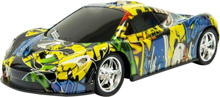 Dálkově ovládané sportovní auto graffiti - 1 kus