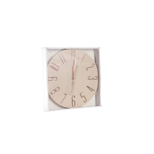 Kulaté nástěnné hodiny bez rámu 25 cm