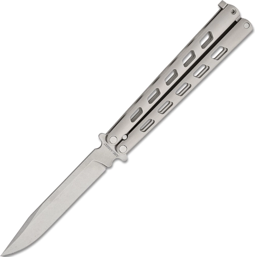 Balisong nůž Cold Steel Arc Angel, 11,4 cm, satin, hliníkové rukojeti