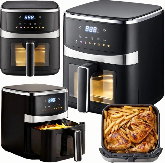 Horkovzdušná fritéza 5 l 1500 W s 8 programy