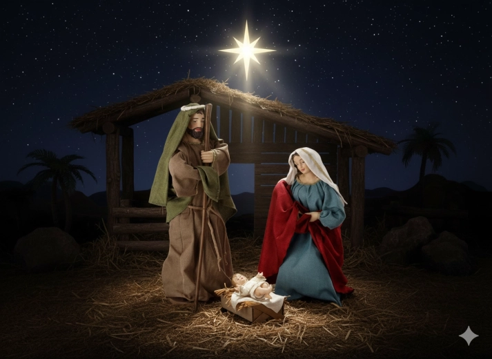 Sada tří figurek Svaté rodiny do 90 cm