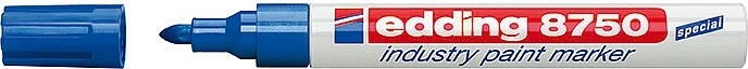 Průmyslový lakový popisovač modrý Edding 8750