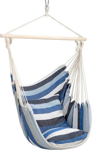 Závěsné brazilské křeslo modré