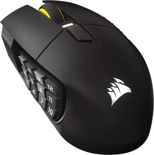Corsair scimitar elite wireless se herní bezdrátová myš gun metal 33 000 dpi