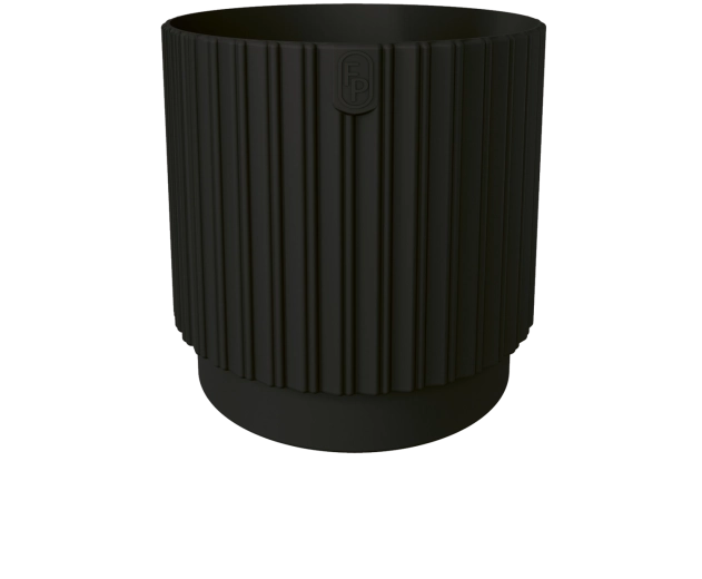Květináč MIKA Cyli Petit ECO Recycled 18 cm černý