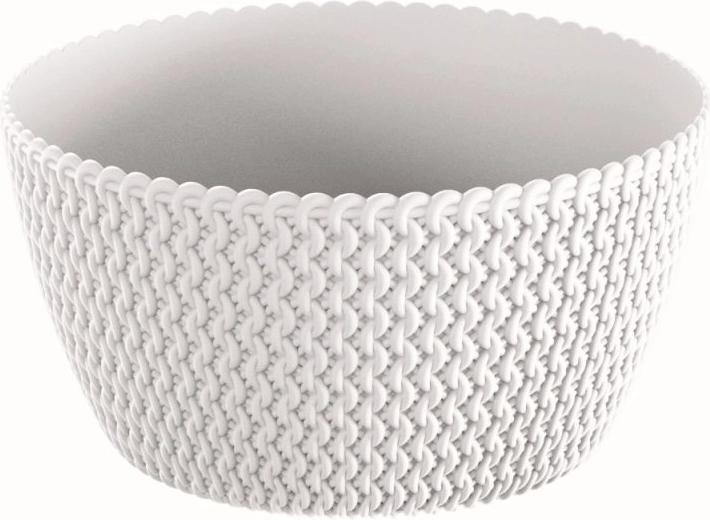 Mísa na květiny Splofy 23,6 cm bílá