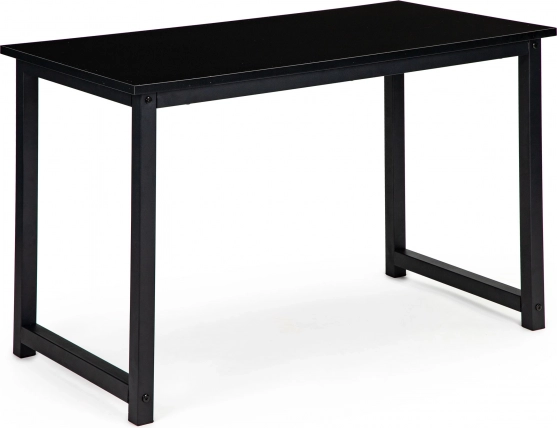 Počítačový stůl 120 × 60 cm, moderní psací stůl s kovovými nohami MODERNHOME