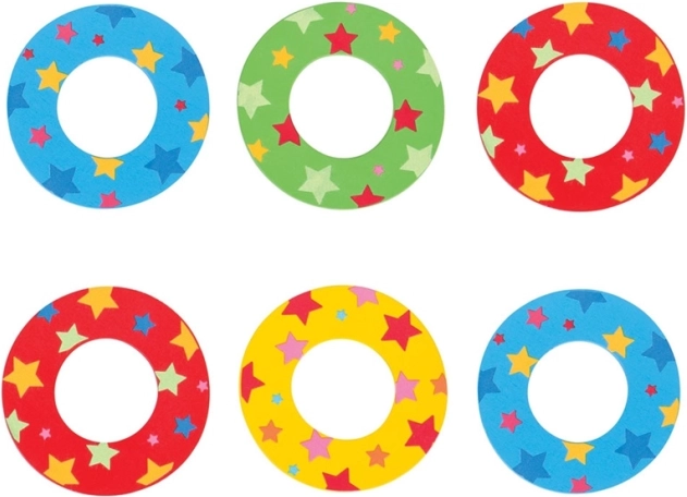 Bigjigs Toys Dřevěné písmenko s hvězdami - O