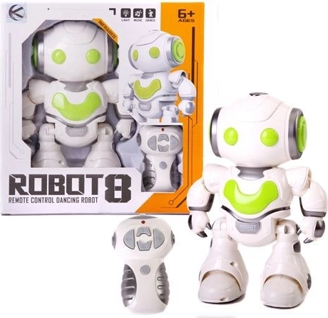 Interaktivní robot se zvukovými, pohybovými a světelnými efekty - 1 kus