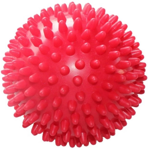 Merco soft masážní míček ježek 9 cm červený - 1 kus