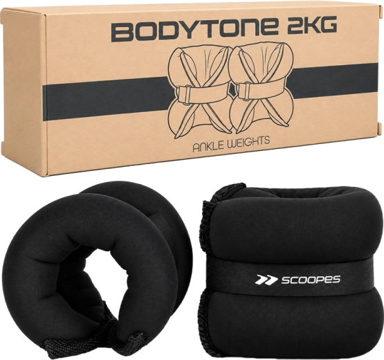 Zátěže na zápěstí BodyTone 2 kg černé