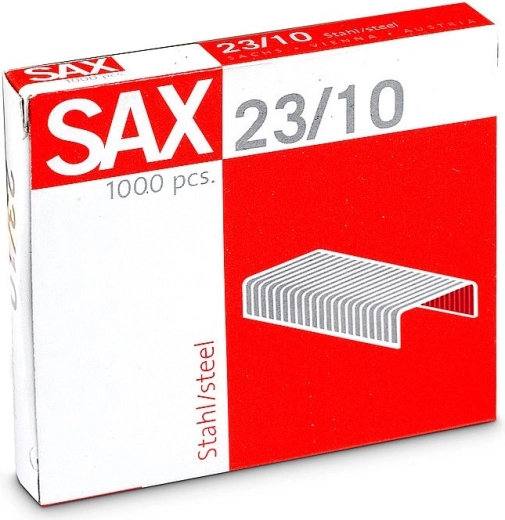 Sešívací spony Sax 23/10