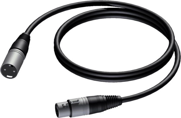 Symetrický mikrofonní kabel XLR (samec) – XLR (samice) 5 m CLA901/5