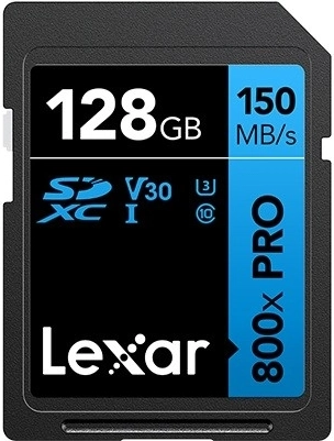 Paměťová karta Professional 800x Pro 128 GB SDXC UHS-I (čtení až 150 MB/s)
