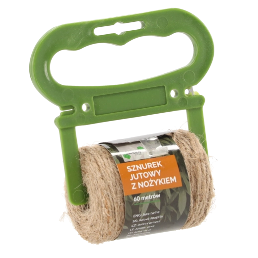 Jutový provázek 60 m s nožíkem