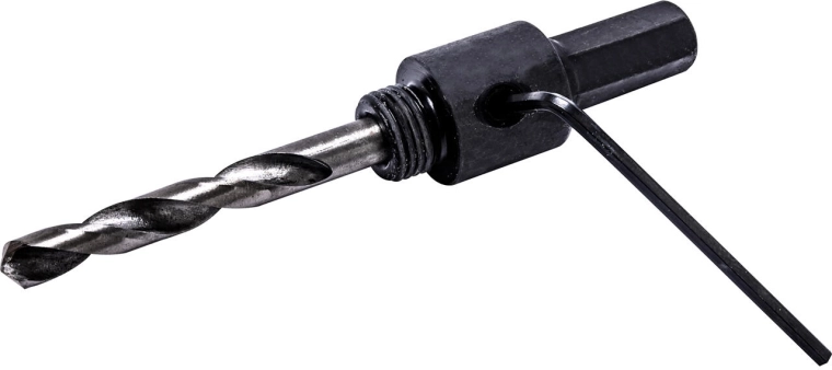 Unašeč pro bimetalové vykružovací korunky 14–30 mm se středovým vrtákem