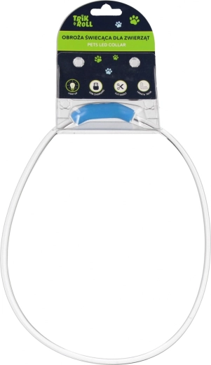 Svítící LED obojek pro psy a kočky s USB nabíjením