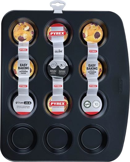 Forma na muffiny Pyrex, 12 ks
