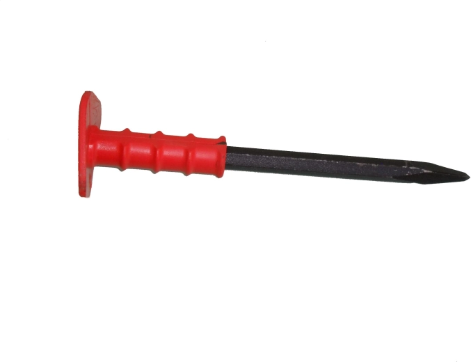 Kamenický špičatý sekáč s PVC krytem 300 mm