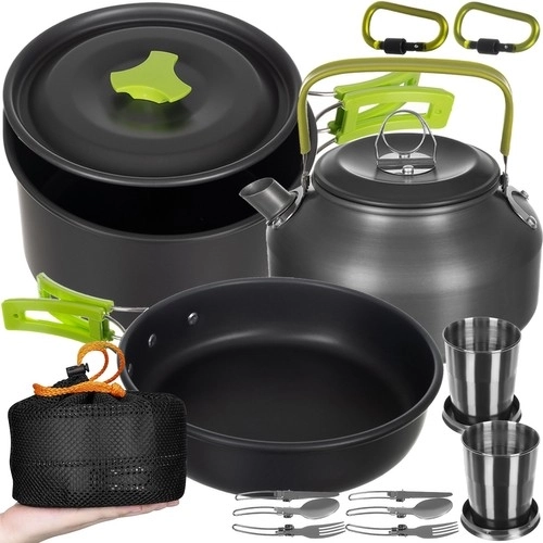 Kempingová sada nádobí TRIZAND, 18dílná