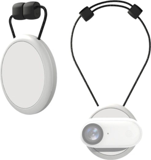 Magnetický držák na krk Puluz pro Insta360 GO 3/GO 3S, bílý - 1 kus
