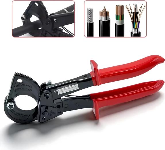 Ráčnové kabelové nůžky izolované 240 mm²