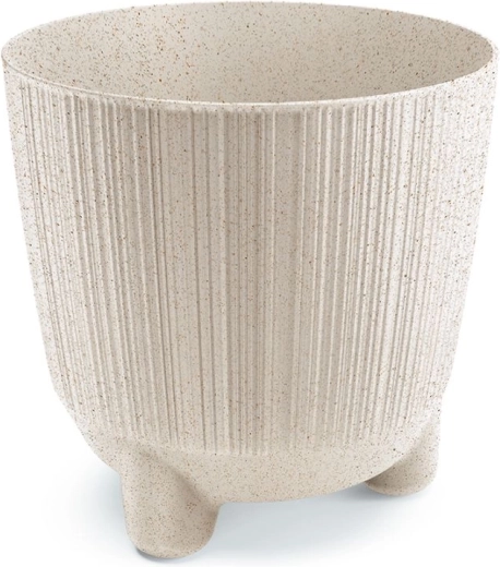 Květináč RYFO ECO WOOD 19,5 cm bílý
