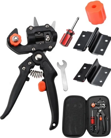 Sada Nůžek na Očkování a Štěpení Stromů s Pouzdrem