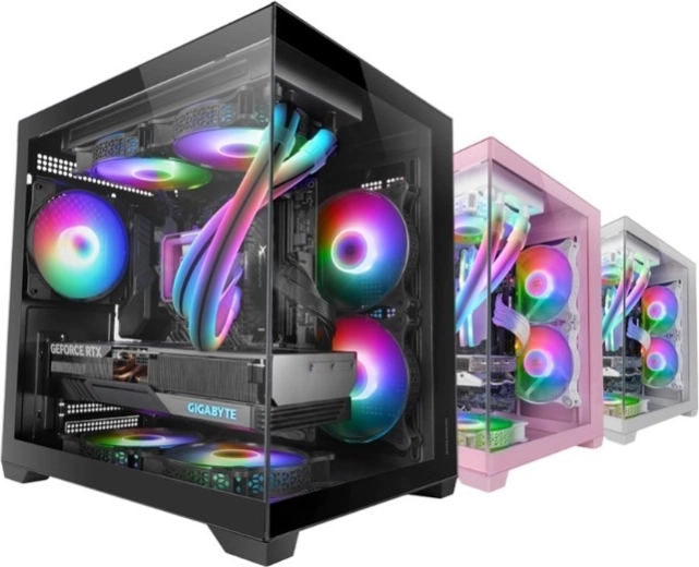 Počítačová skříň MARS MC-View2 Black mATX