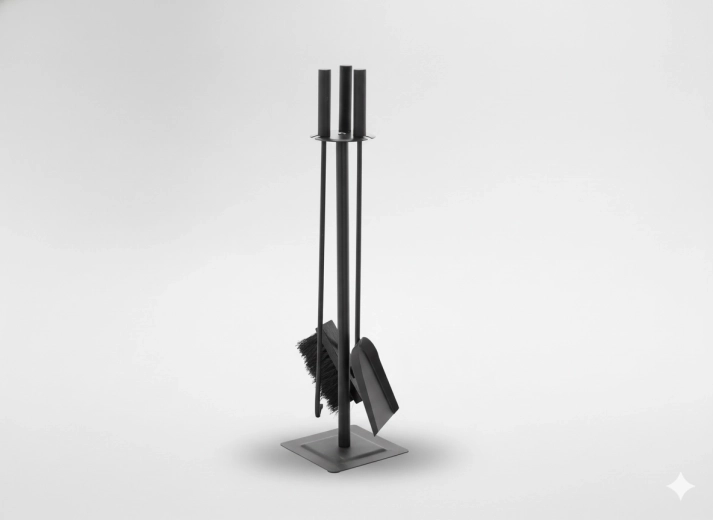 Krbová sada 3 díly se stojanem 61 cm