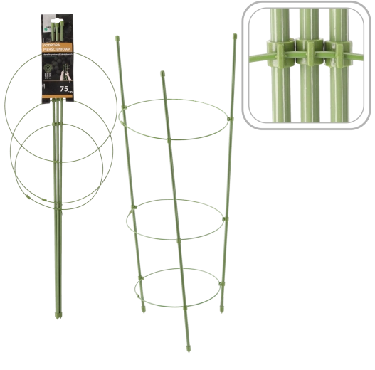 Kruhová opora pro rostliny 75 cm