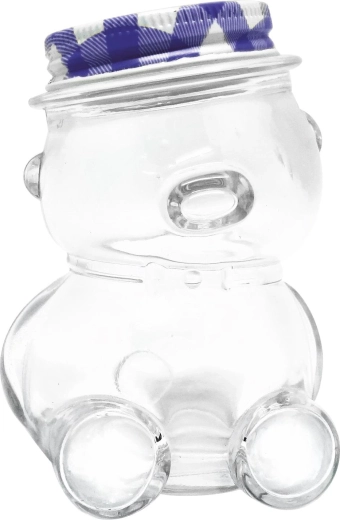 Sklenice medvídek se šroubovacím víčkem 150 ml