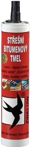 Den Braven střešní bitumenový tmel 280 ml