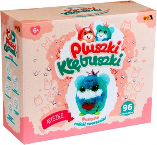 Kreativní sada Plyšáčci Kulihrášci - Myška