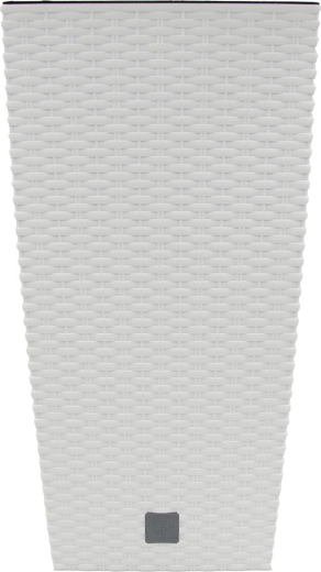 Plastový květináč Rato Square 26,5 × 26,5 × 50 cm bílý