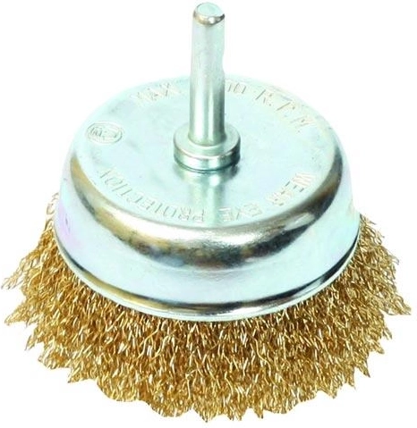 Hrnkový kartáč s vlnitým drátem 65 mm, stopka FESTA