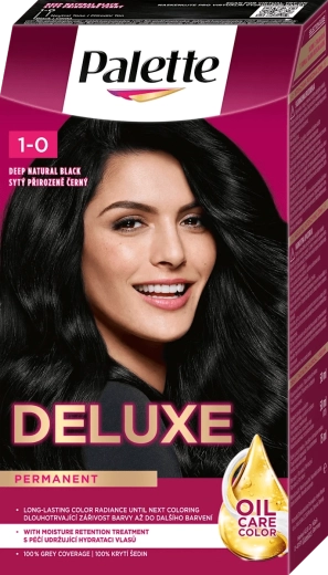 Palette Deluxe 1-0 sytě přirozeně černá 50 ml