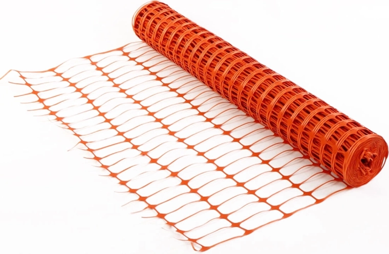 Ochranná síť HDPE 80 g/m², oka 110 × 40 mm, 1 × 20 m, oranžová