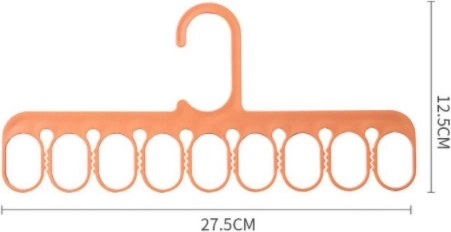 Závěsný organizér na prádlo a ponožky, multifunkční – oranžový