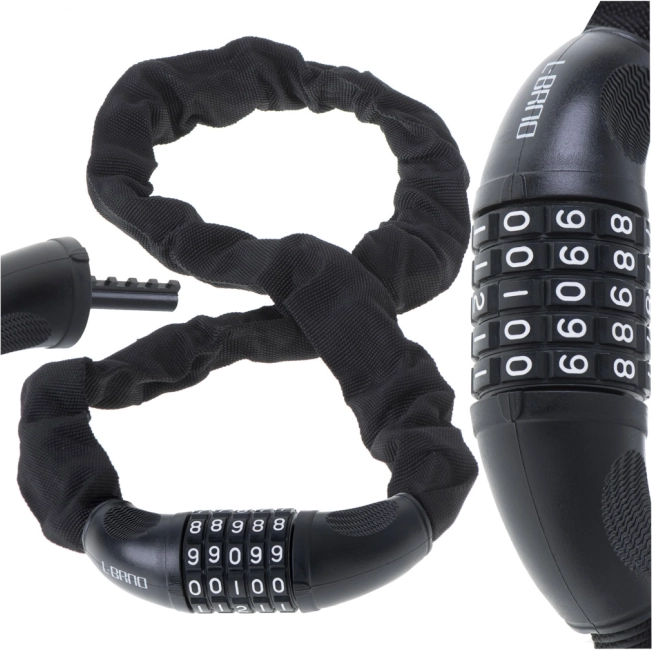 Bezpečnostní zámek na kolo LEBRNO se šifrou