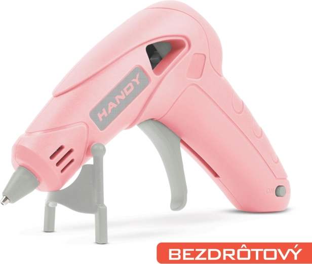 Akumulátorová tavná lepicí pistole Type-C 7 mm 10 W – Růžová