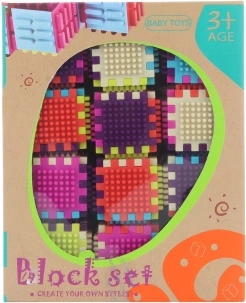 Plastové stavební kostky pro děti 3+ – 24 dílků