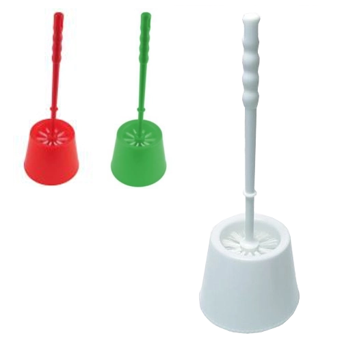 Kulatá WC štětka Sanel z odolného plastu