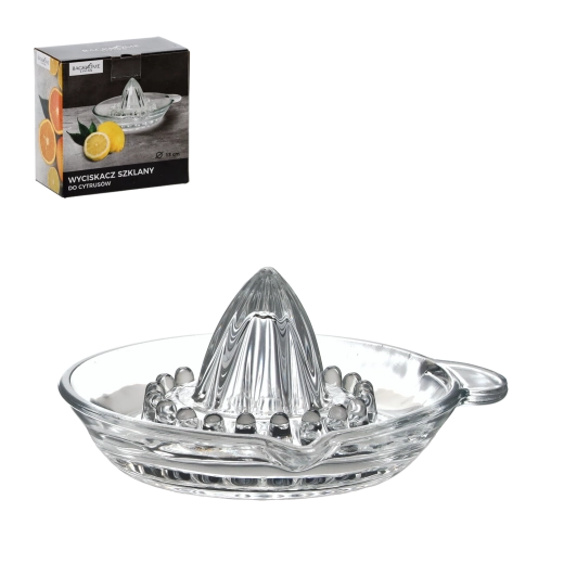 Skleněný lis na citrusy 13 cm