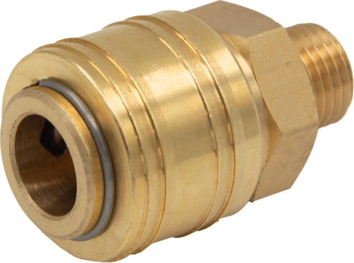 Rychlospojka s vnějším závitem 1/4" z mosazi