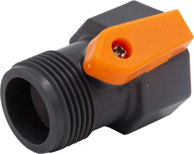 Zahradní adaptér s ventilem 3/4" – vnitřní a vnější závit