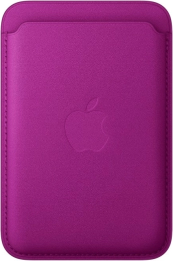 Apple FineWoven peněženka s MagSafe pro iPhone – magenta